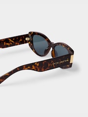 Katie Loxton Brown Rimini Dark Tortoiseshell Sunglasses - Image 5 of 5