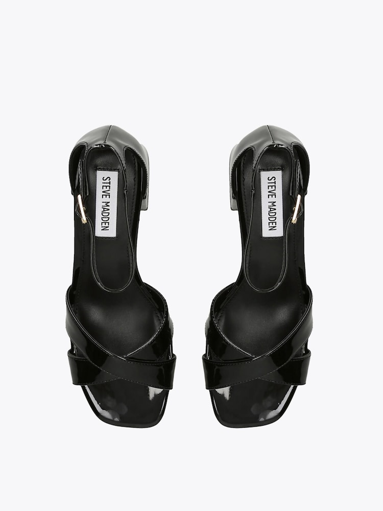 Steve Madden Black Fergie Sandals - Image 4 of 4