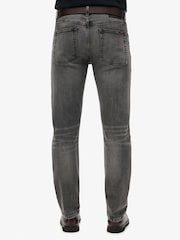 Superdry Grey Cotton Vintage Slim Straight Jeans - Image 2 of 7
