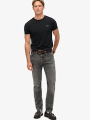 Superdry Grey Cotton Vintage Slim Straight Jeans - Image 3 of 7