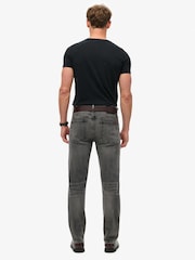Superdry Grey Cotton Vintage Slim Straight Jeans - Image 4 of 7