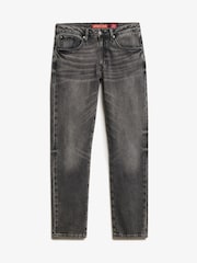 Superdry Grey Cotton Vintage Slim Straight Jeans - Image 6 of 7