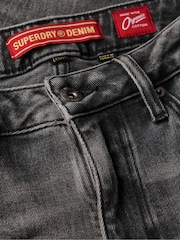 Superdry Grey Cotton Vintage Slim Straight Jeans - Image 7 of 7