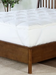 Martex White Luxury Duck Feather Mattress Topper - Image 5 of 8
