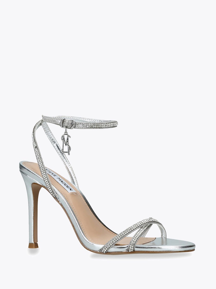 Steve Madden Silver Juniper Sandals - Image 2 of 4