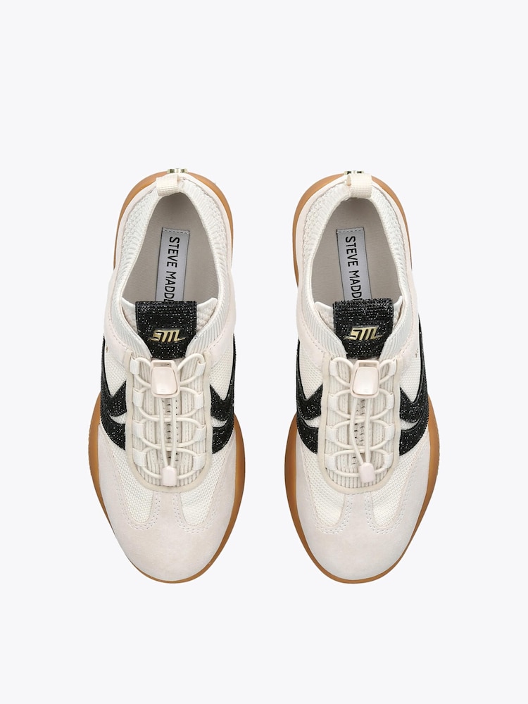 Steve Madden Cream Biscottie-R Trainers - Image 4 of 4