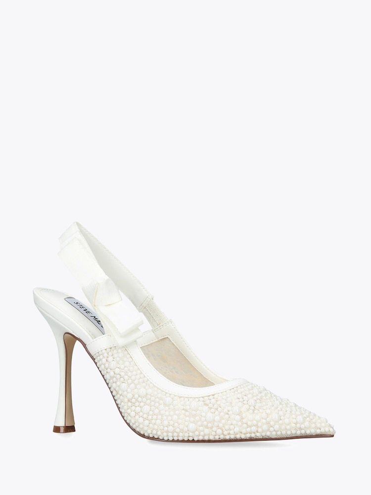 Steve Madden White - Pearl Brylie Sandals - Image 5 of 5