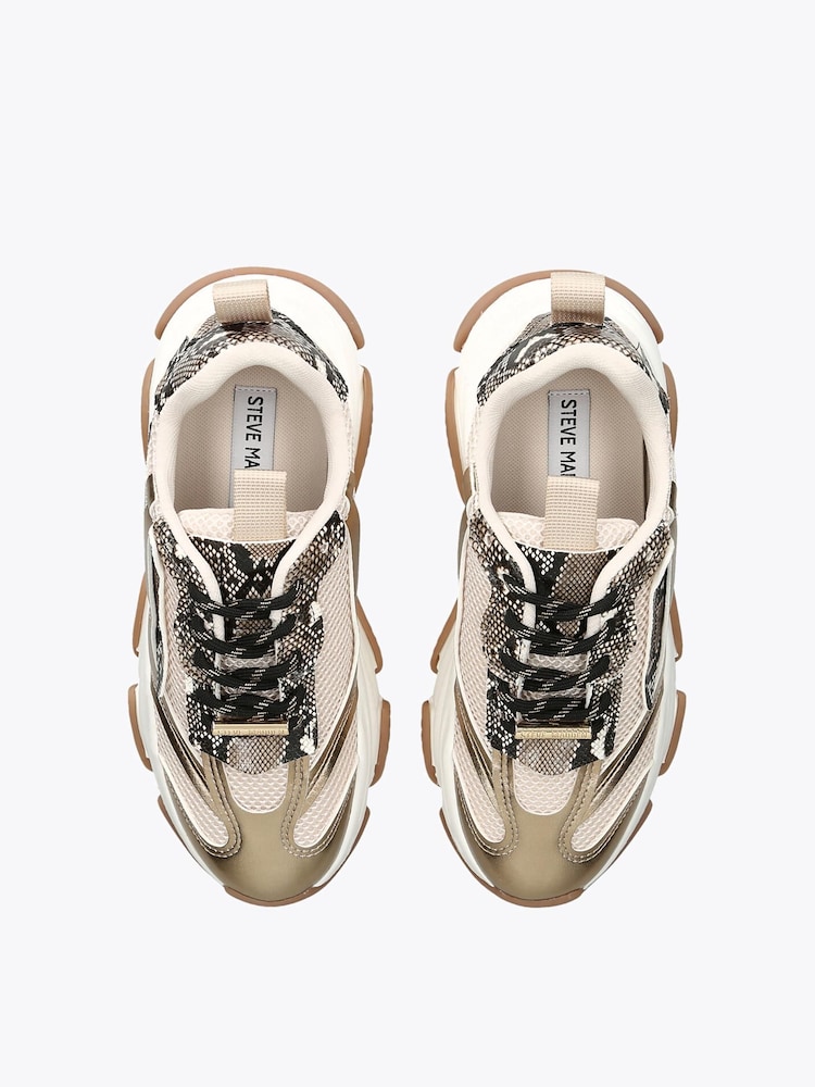 Steve Madden Brown POSSESSION-E Trainers - Image 4 of 4