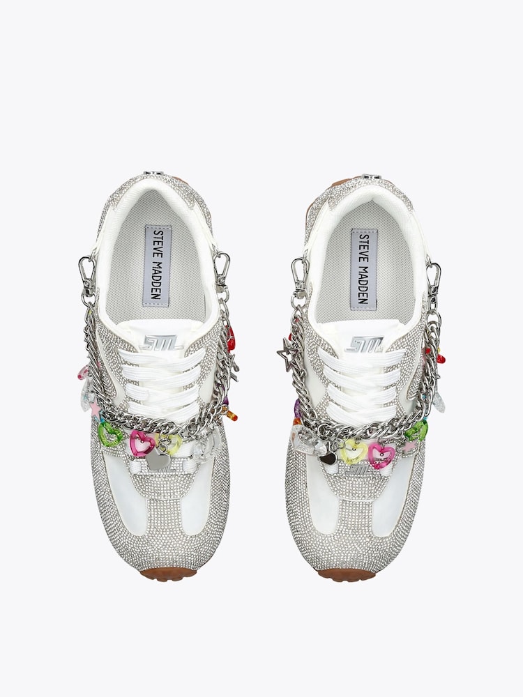 Steve Madden White Cameos Trainers - Image 4 of 4 Steve Madden White Cameos Trainers - Image 4 of 4