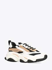 Steve Madden Black/Tan Possession Trainers - Image 2 of 4