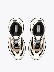 Steve Madden Black/Tan Possession Trainers - Image 4 of 4