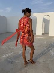 تنورة Maeva قصيرة مزينة بالترتر من Never Fully Dressed - Image 2 of 4