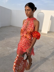 تنورة Maeva قصيرة مزينة بالترتر من Never Fully Dressed - Image 4 of 4