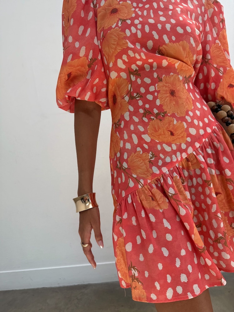 Never Fully Dressed Pink Petite Poppy Mini Nova Dress - Image 2 of 5