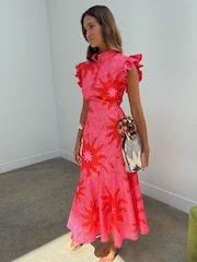 Never Fully Dressed Pink Soleil Remi Dress - Image 4 of 7