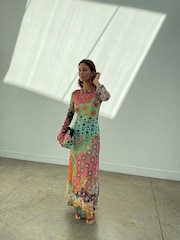 Never Fully Dressed Pastel-Mesh-Kleid 'Vivi' aus Marokko - Bild 1 von 4