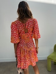 Never Fully Dressed Pink Poppy Mini Nova Dress - Image 4 of 4