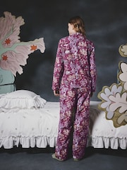 Cath Kidston Burgundy Red Moomins Button Through Pyjamas - Image 5 of 12