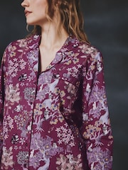 Cath Kidston Burgundy Red Moomins Button Through Pyjamas - Image 6 of 12