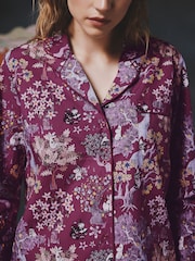Cath Kidston Burgundy Red Moomins Button Through Pyjamas - Image 7 of 12