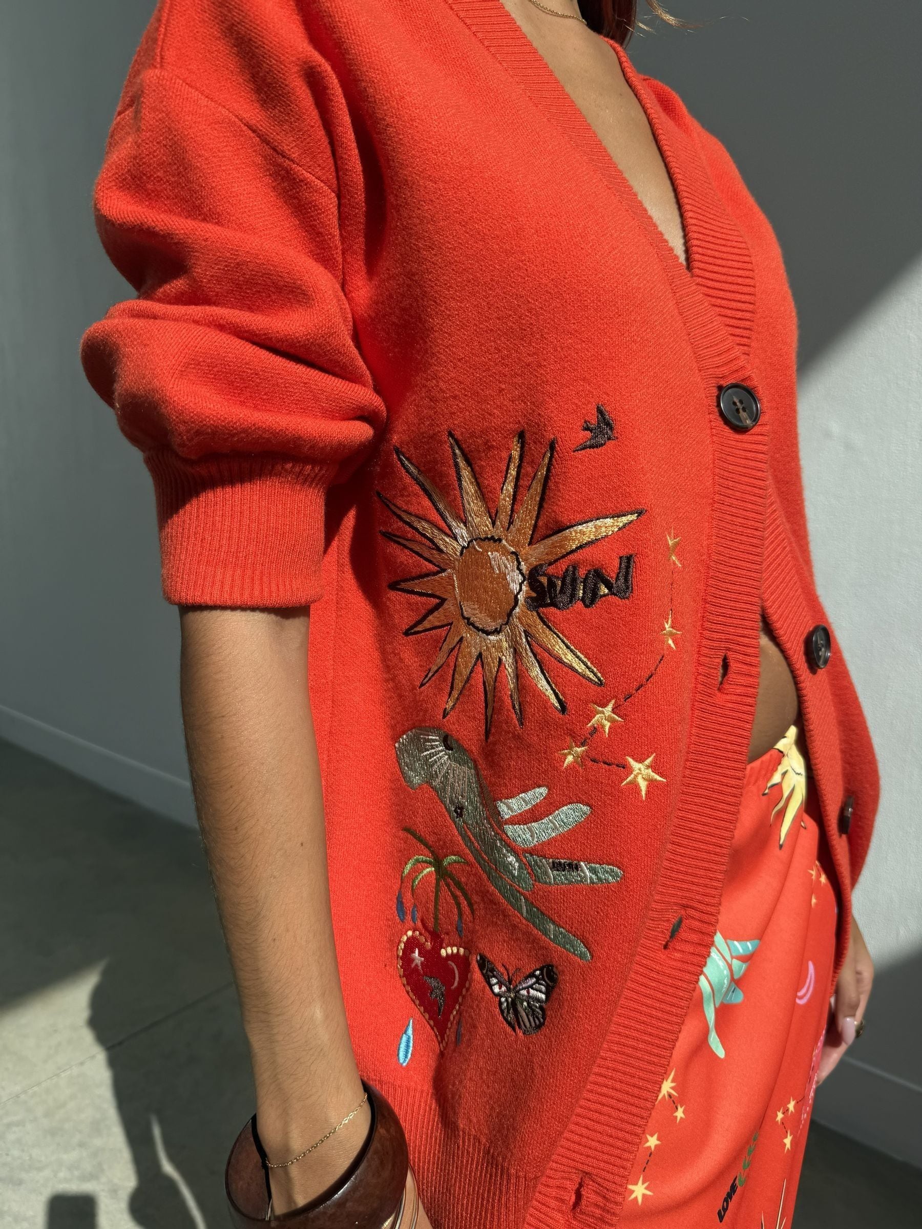 Buy Never Fully Dressed Orange Tomato Celestial Cardigan from Next
