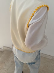 Never Fully Dressed Cream Banana Tank - Image 2 of 4