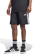 adidas Black Essentials 3-Stripes Chelsea Lite Woven Shorts - Image 1 of 6