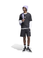 adidas Black Essentials 3-Stripes Chelsea Lite Woven Shorts - Image 3 of 6