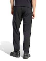 adidas Black Essentials Small Logo Stanford Lite Woven Tapered Cuffed Pants - Image 2 of 6