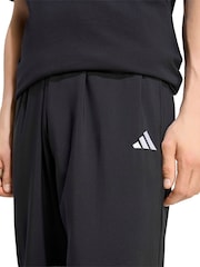 adidas Black Essentials Small Logo Stanford Lite Woven Tapered Cuffed Pants - Image 4 of 6