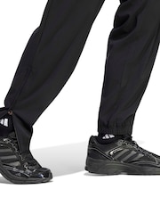 adidas Black Essentials Small Logo Stanford Lite Woven Tapered Cuffed Pants - Image 5 of 6