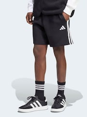 Musta - adidas Essentials 3-Stripes French Terry Shorts - Kuva 1 / 6