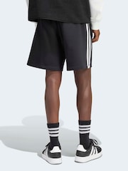 Musta - adidas Essentials 3-Stripes French Terry Shorts - Kuva 2 / 6