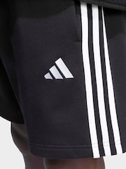 Musta - adidas Essentials 3-Stripes French Terry Shorts - Kuva 4 / 6