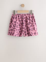 Estampado animal rosa - Pantalones cortos sin cierres (3-16 años) - Imagen 2 de 4