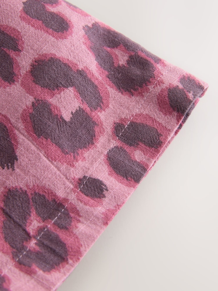 Estampado animal rosa - Pantalones cortos sin cierres (3-16 años) - Imagen 4 de 4