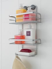 metaltex Silver Viva Shower Caddy - Image 1 of 5
