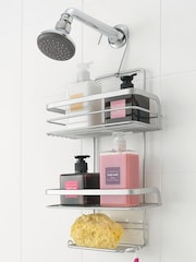 metaltex Silver Viva Shower Caddy - Image 2 of 5