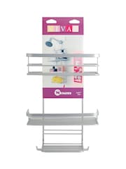 metaltex Silver Viva Shower Caddy - Image 4 of 5