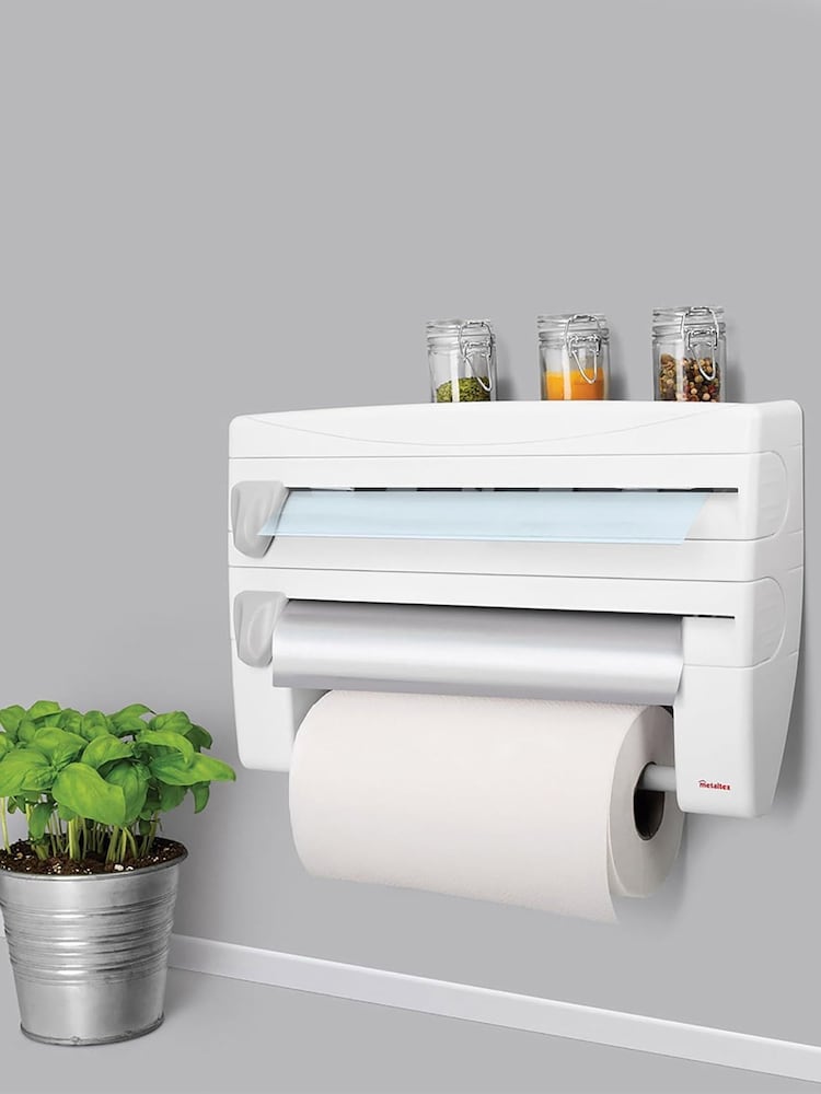 metaltex White Roll Kitchen Dispenser - Image 1 of 4