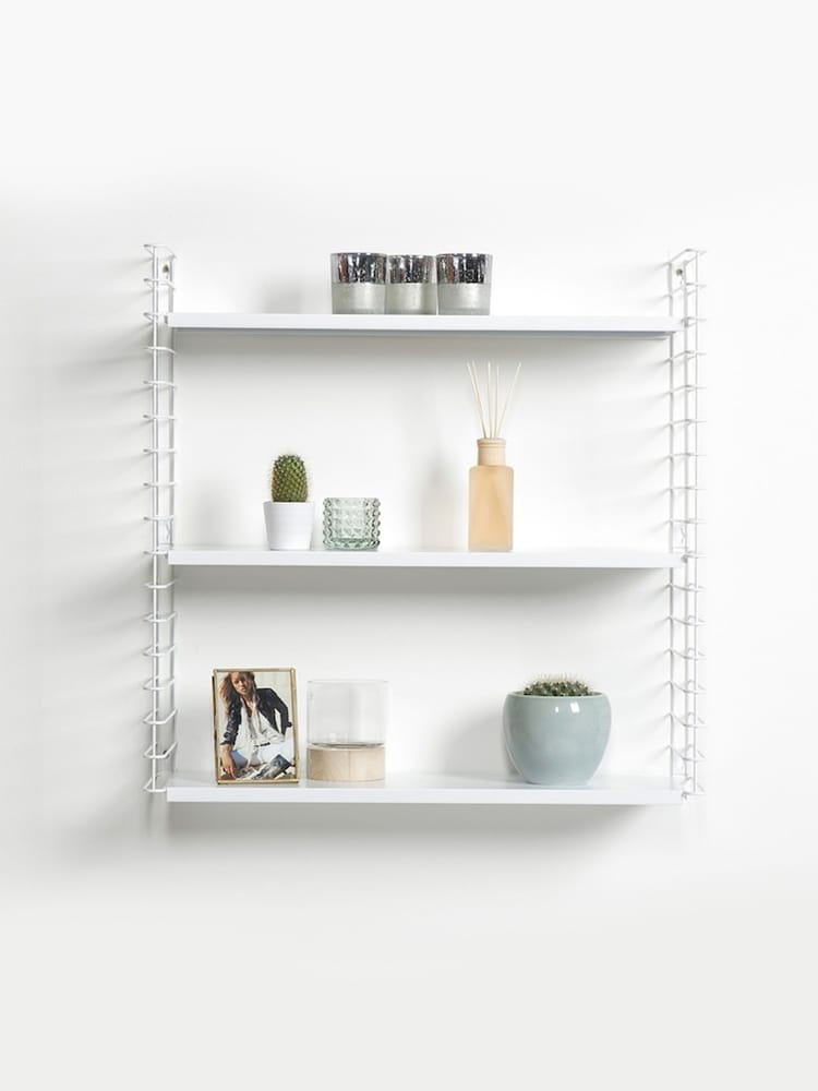 metaltex White Libro Shelving Unit - Image 1 of 1