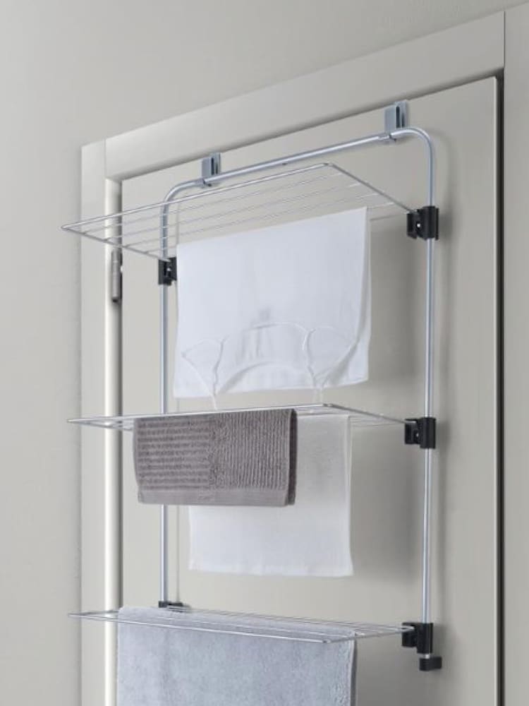 metaltex Silver Gale Over the Door Aier Laundry Dryer - Image 1 of 3