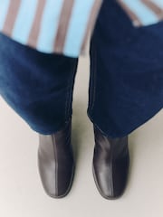 Czekoladowy brąz - Buty Forever Comfort® na wysokim obcasie klockowym - Obraz 2 z 9