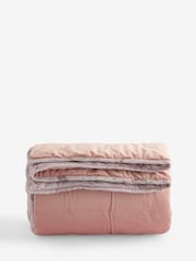 Pink Antique Floral Bedspread - Image 4 of 4