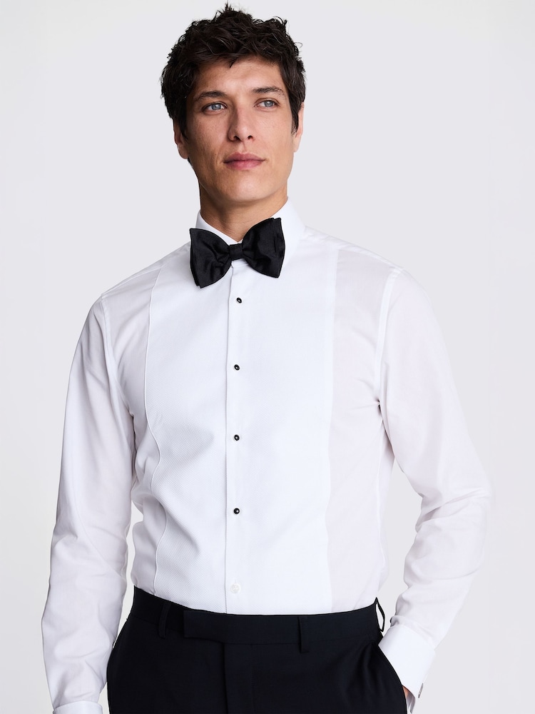 MOSS Black Bottinelli Silk Grosgrain Bow Tie - Image 1 of 2