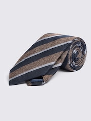 MOSS Silk Stripe Tie - Imagen 1 de 2