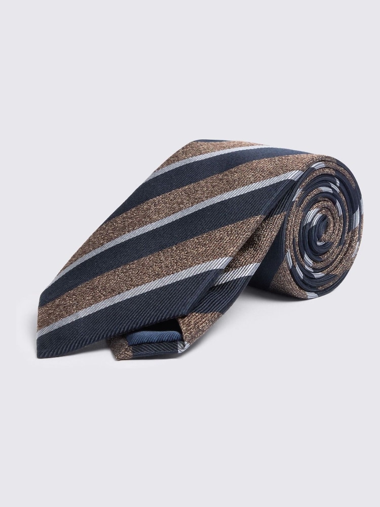 MOSS Silk Stripe Tie - Imagen 1 de 2