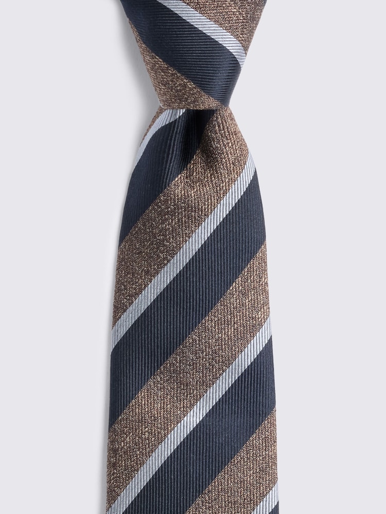 MOSS Silk Stripe Tie - Imagen 2 de 2