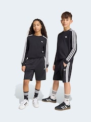 adidas Originals Black Firebird Shorts - Image 2 of 8
