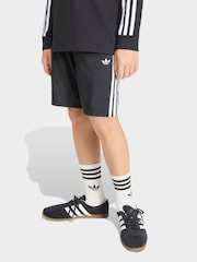 adidas Originals Black Firebird Shorts - Image 4 of 8